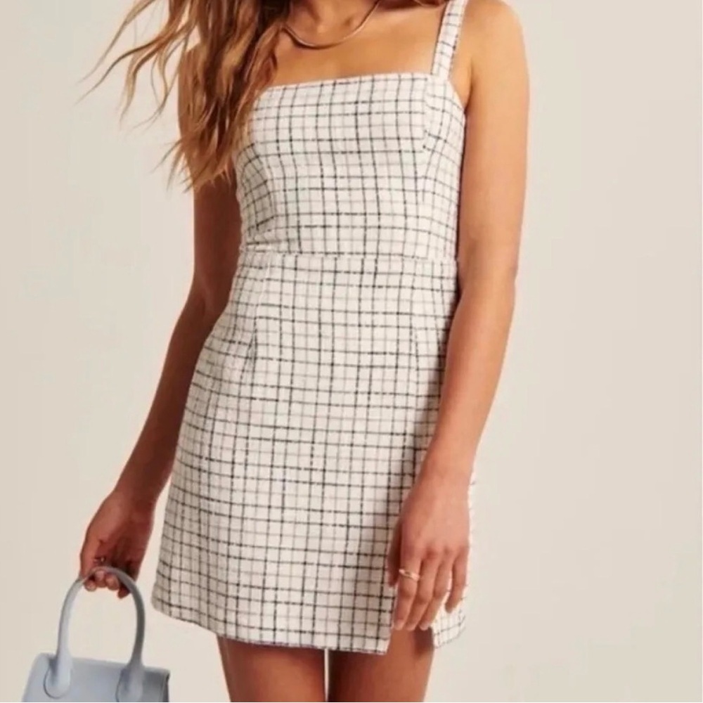 Abercrombie Tweed Slip Mini Dress